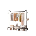 Freestanding coat rack - multi-functional clothes hanger for home, bedroom, balcony, dorm room - easy to assemble