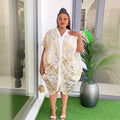 Fashion cross-border e-commerce  soft mesh hot stamping dress suspender two-piece set african plus size women's clothing