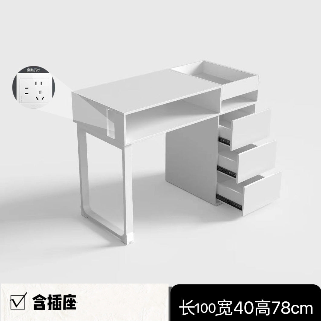Cream style manicure table and chair set Japanese single double multi-function with vacuum manicure table light luxury Internet celebrity manicure table