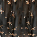 2025 new arrival: multi-color, ready-to-ship, semi-high neck, sequin-embellished, slit, lantern sleeve, maxi chiffon dress