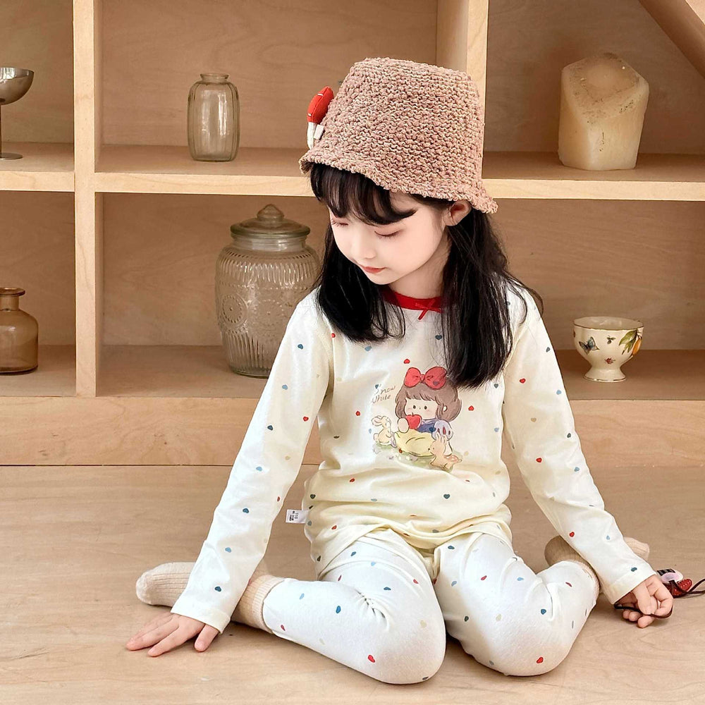New children's home wear set: boneless, class a, pure cotton loungewear for baby boys and girls - autumn collection