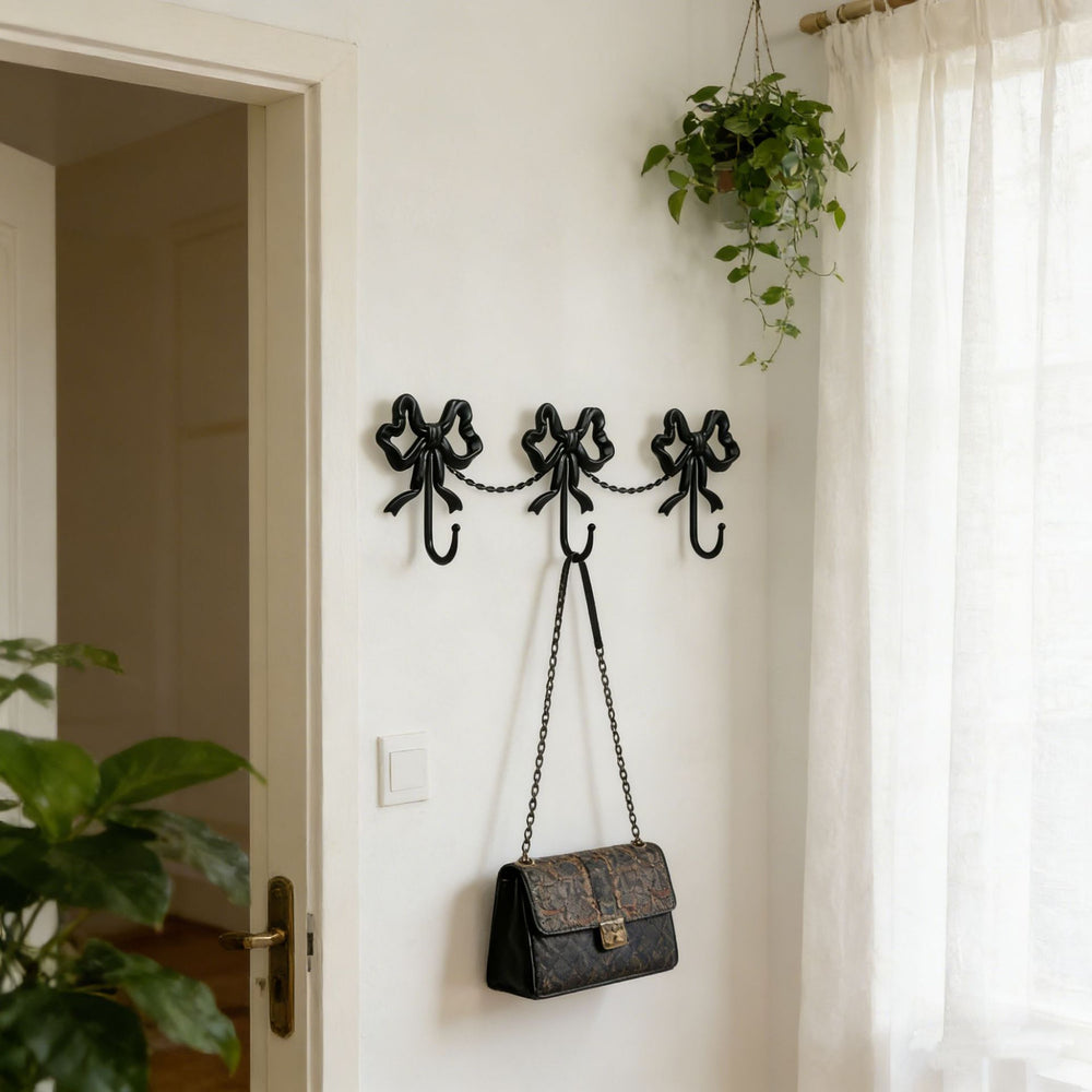 Over-the-door hook - no drilling required - clothes hook for bedroom door - wall-mounted hook for clothes, hats, and storage