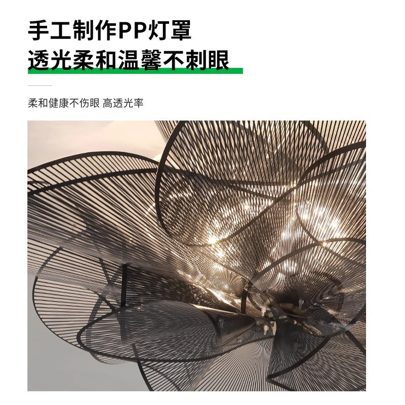 Circle of Light Bedroom Light New Light Luxury Modern Simplicity Nordic Premium Children's Room Flower Lighting E