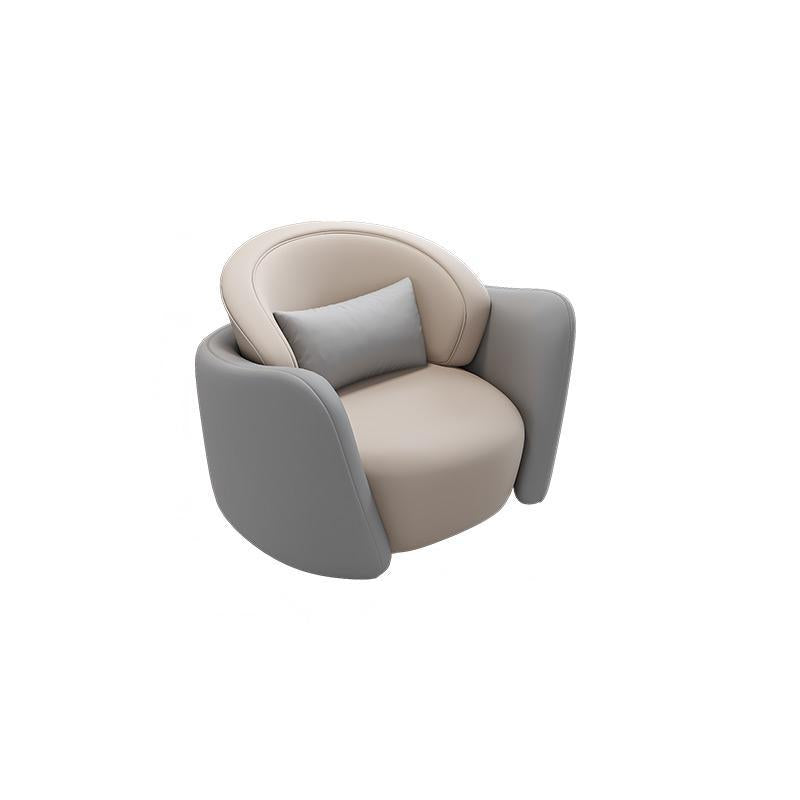 Sales office reception and negotiation rest area sofa chair office business reception and reception three-slot negotiation table and chair combination