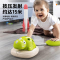 3-in-1 dinosaur exercise machine: kids' bouncing bar, bouncing toy, foot-powered rocket launcher - sensory integration training toy