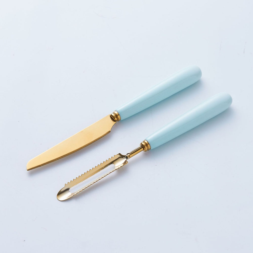 Nordic stainless steel peeling fruit knife creative kitchen gadget mooncake knife fruit peeler melon peeler peeler