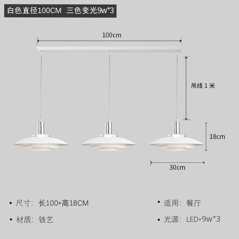 UFO chandelier American medieval vintage light 2025 new creative personality design art bar restaurant light