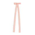 Wholesale bow headbands: european and american cross-border girl's hair accessories - sweet, minimalist, high-end ruffle long flowing headband