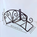 Wrought iron garden retro factory direct sales water pipe rack wall hanging gardening rack storage european style wall decoration