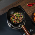 Zhangqiu iron pot big belly pot purely handmade forged small cooking pot mini small iron pot uncoated non-stick for home cooking pot