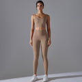 new arrivalhigh waist hip lift nude yoga wear sexy suspender back sports bra suit running fitness wear
