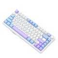 Attack shark x85 mechanical keyboard - rgb tri-mode wireless bluetooth hot-swappable side-printed gaming customizable backlit keyboard