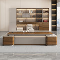 Saint li accessible luxury boss table office desk casual chairman president table executive table manager office table and chair combination