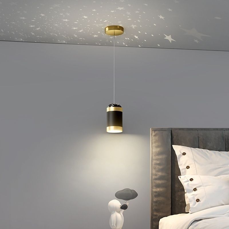 Nordic wall lamp  new internet celebrity starry sky lamp projection bedside light luxury creative stylish bedroom lighting fixture