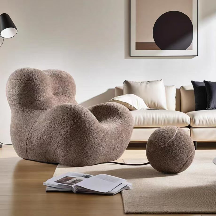 Single lazy sofa wool roll mother's embrace sofa chair can lie down and sleep in the living room balcony bedroom manufacturer personalized