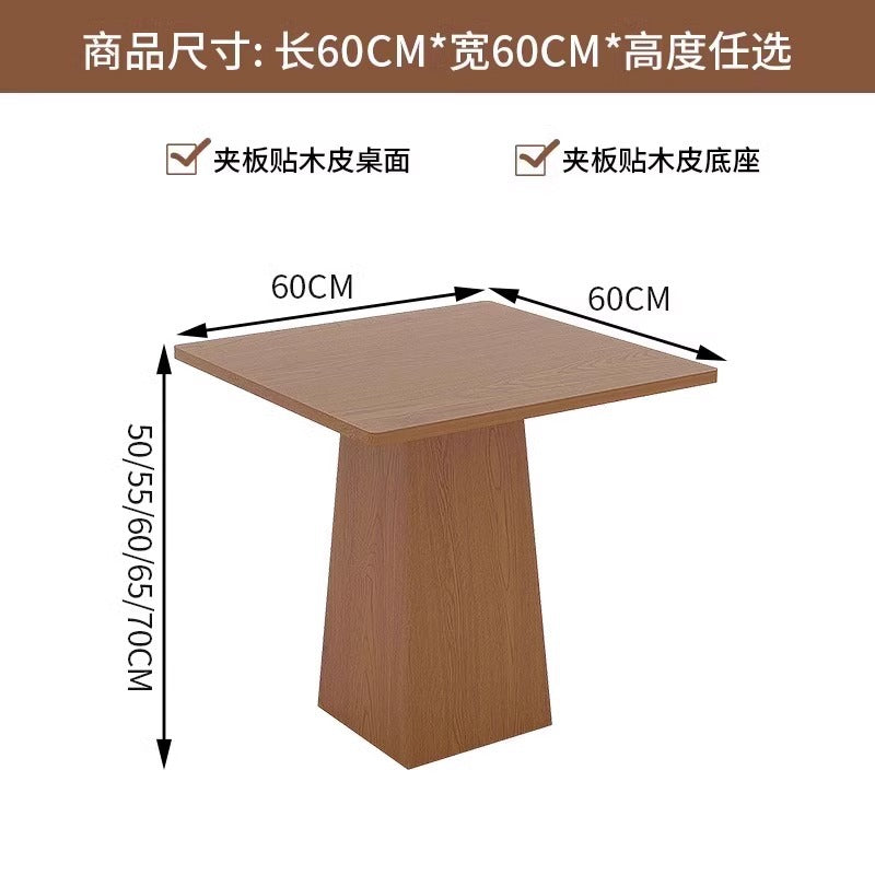 Customized solid wood card seat sofa milk tea shop dining table and chair combination coffee shop commercial bar catering tea house against the wall