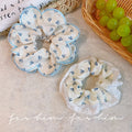 Korean style gentle small floral large intestine hair tie large artsygirl fabric ball head lazy atmosphere headband