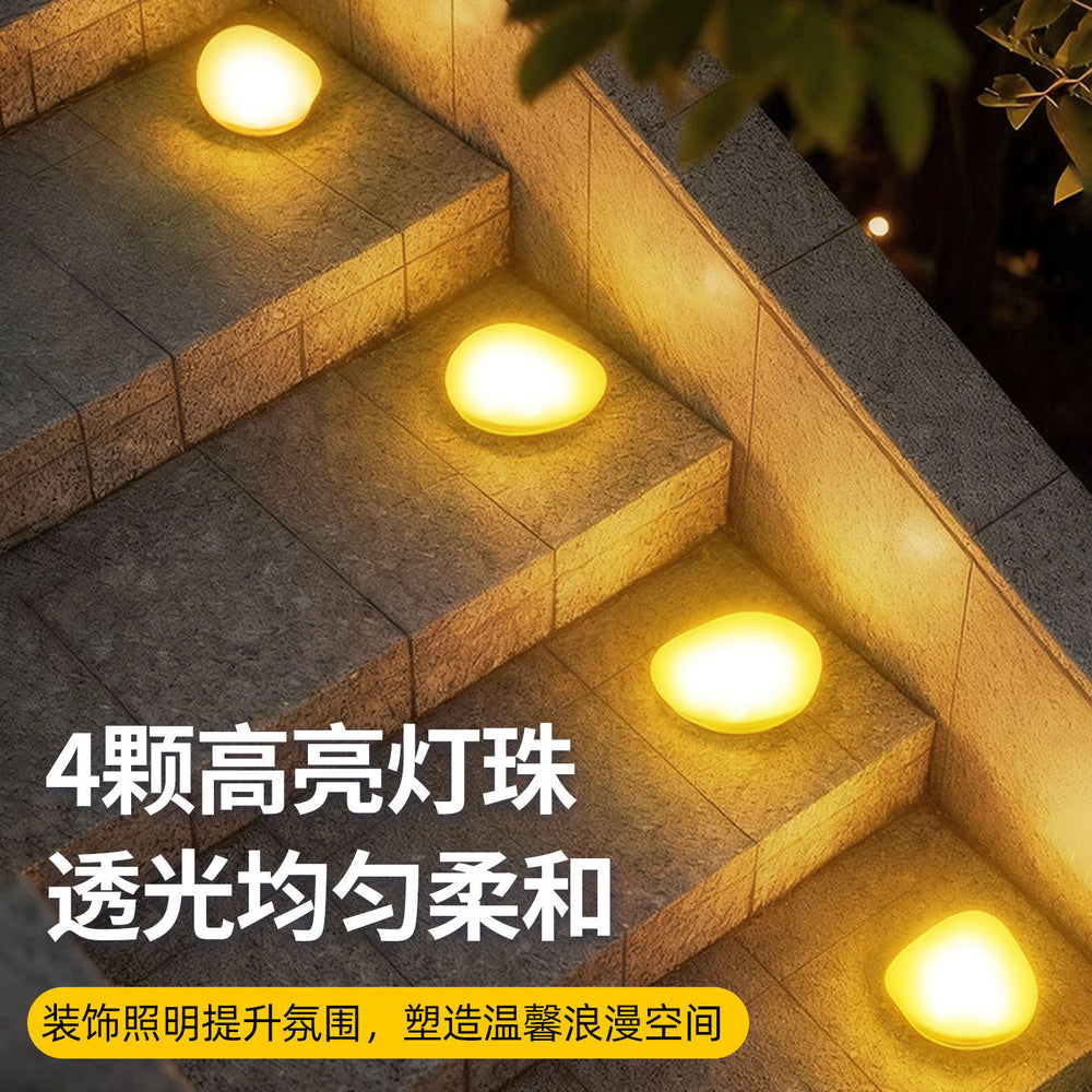 Solar outdoor lights, underground lights, popular small courtyard layout, courtyard landscaping layout, house garden floor lights, lawn lights