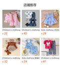 Children's clothing cross-border european and american girls heart pattern sleeveless tops + pink shorts