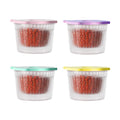 Onion, ginger, and garlic crisper food grade refrigerator storage crisper kitchen chopped green onion preparation packaging pp crisper box for home
