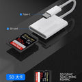 Suitable for apple mobile phone lightning adapter tfsd two-in-one card reader type-cotg chinese style