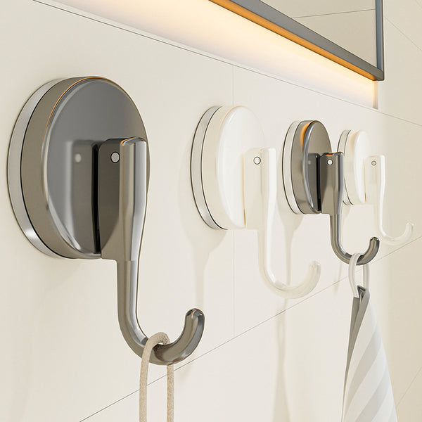 Suction cup hook No punching Vacuum kitchen door Back bathroom Bathroom wall Single hook Load-bearing non-marking Strong adhesive hook