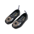 Custom girls' rhinestone flats -  spring/autumn new korean style kids' slip-on princess shoes