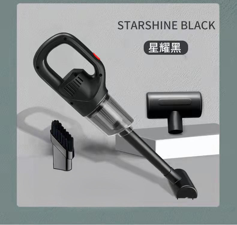 Electric handheld cordless vacuum cleaner - portable, powerful suction, high-power vacuum for home and car use