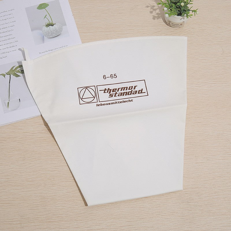 Multi-size cotton piping bags, reusable cream piping bags, diy cake baking tools, piping bags