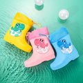 New children's rain boots: ankle-high, waterproof cartoon rain boots for boys, girls, toddlers, and young students
