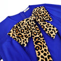 Fall and winternew arrival strap patchworklong sleeves hip skirt silm leopard print bell sleeve party dress dresses