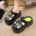 2025 women's summer clogs: comfortable, slip-resistant, thick-soled beach sandals with closed toe design
