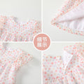 Ready-to-ship  summer new arrivals: japanese-style cartoon cute girls' polka dot three-piece outfit - little girl's clothing