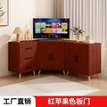 Corner cabinet multifunctional triangular tv stand minimalist creative storage cabinet european light luxury tv cabinet storage unit