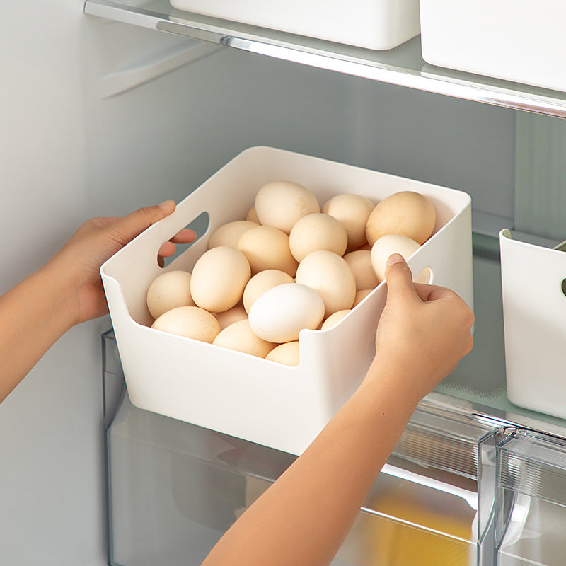 Japanese-style egg collection box separated food preservation refrigerator side door storage box frozen box food grade storage box