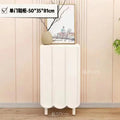 Cream style shoe cabinet for home living room door against the wall popular entrance entrance cabinet narrow side large capacity balcony storage cabinet