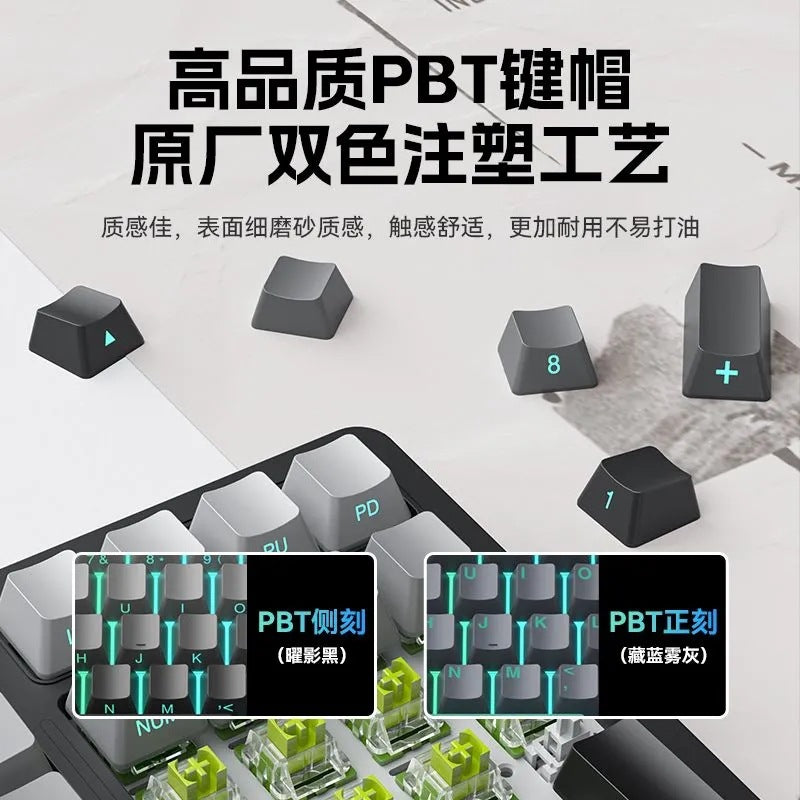 Sanju sg99 custom mechanical keyboard - gasket structure, full key hot-swappable, wireless bluetooth tri-mode gaming keyboard