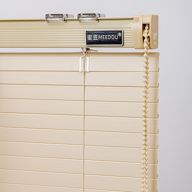Pvc blackout blinds - no drilling required, minimalist design for bathroom, bedroom, office - honey bean style