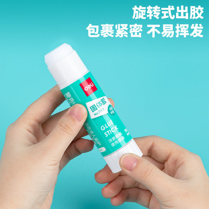 Deli Stationery 7101/7102 Solid Glue 21g High Viscosity Children's Handmade Glue Office Medium Glue Stick Wholesale