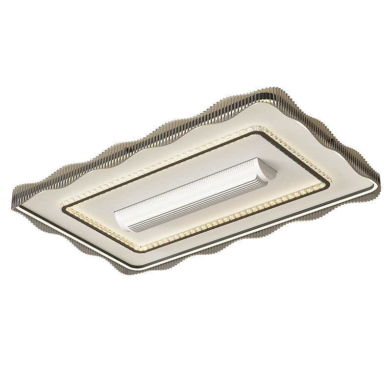 Living room main light modern simple atmosphere bladeless fan ceiling light 2025 new lighting whole house package combination