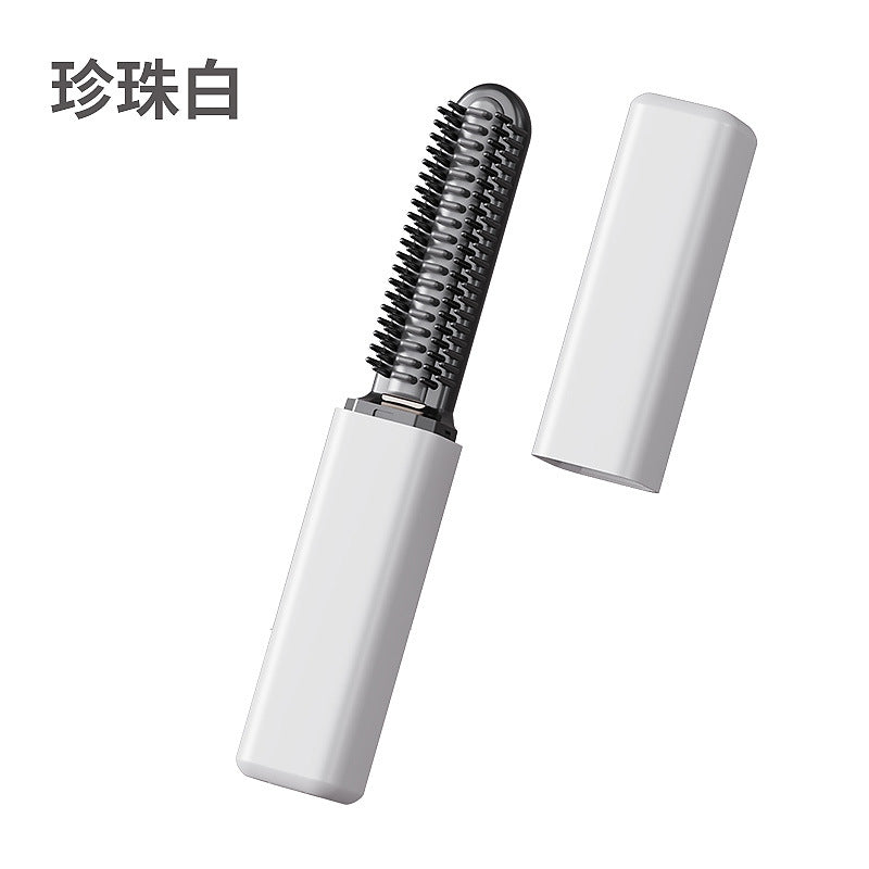 new arrival mini hair straightening comb, non-damaging hair straightener, straight and curly dual-purpose hair styling comb, home lazy person