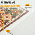 Kitchen floor mat, non-slip, oil-proof, american retro pvc, cuttable, waterproof, high-end feel, foot mat, wipeable, no-wash, for home