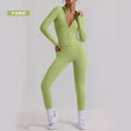 new arrival long-sleeve yoga top and bottom set - premium women's activewear two-piece workout outfit