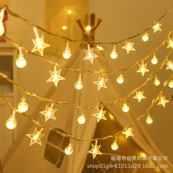 LED star light ambient light camping light string small ball birthday arrangement bedroom Internet celebrity decoration small lights wholesale
