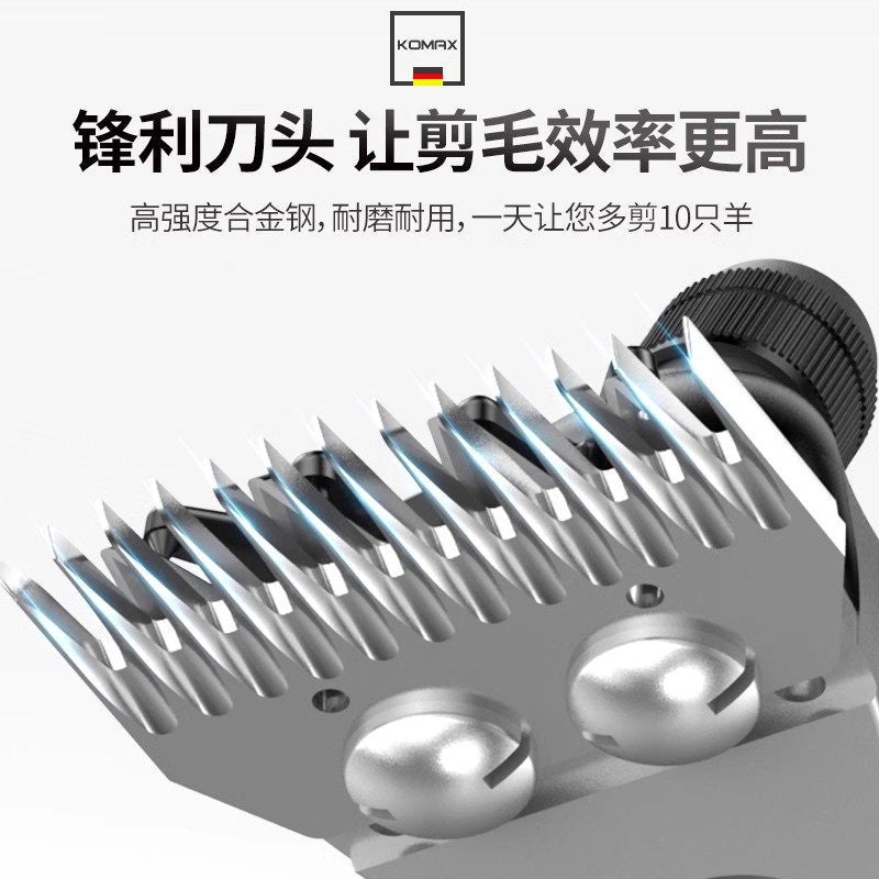 High-power electric sheep shears - adjustable speed wool clippers, pet grooming machine, professional livestock shearing tool