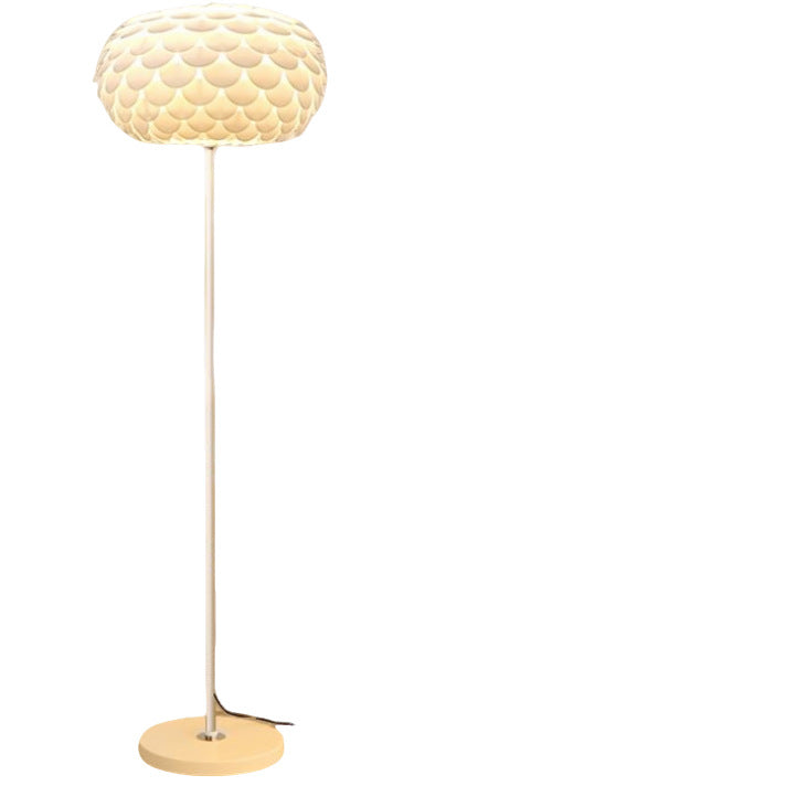 Fish scale floor lamp classypopular living room bedroom decoration floor lamp accessible luxurygirl style grids column lamp