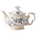 Vintage french afternoon tea teapot and coffee cup saucer set - a beautiful ceramic gift set perfect for housewarming
