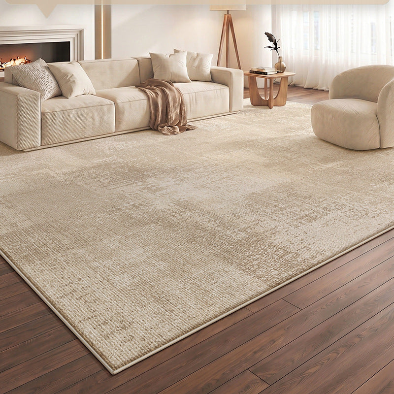 Carpet living room new style no-wash and wipeable sofa soundproof floor mat light luxury cream style high-end thickened bedroom floor