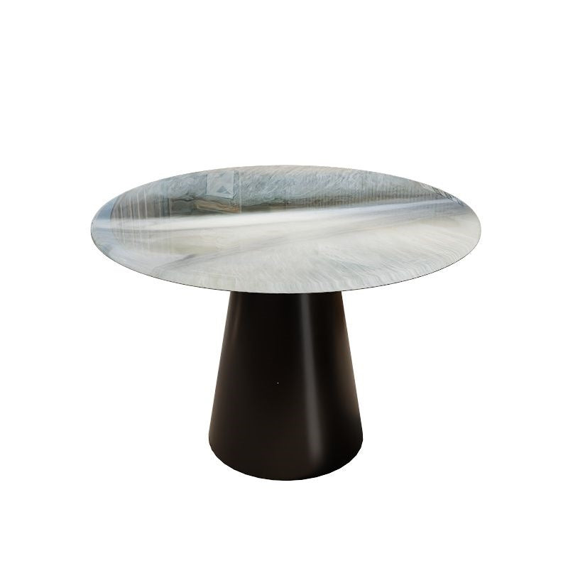 European-style high-end microcrystalline stone slab tabletop commercial negotiation table and chair combination for home restaurant table popular instagram style