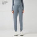 high waist yoga pants women's drawstring quick-drying elastic running fitness pants slimming look jogger pants sports pants d19069